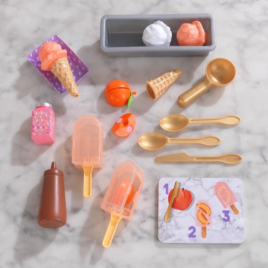 Wooden Toys Little Dreamers | Kidkraft Create & Cook Peach Popsicles