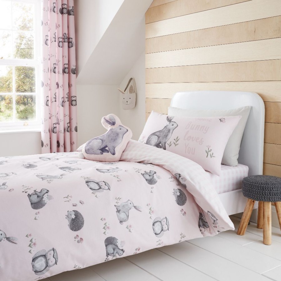 Accessories Little Dreamers | Woodland Friends Duvet Cover Set - Single