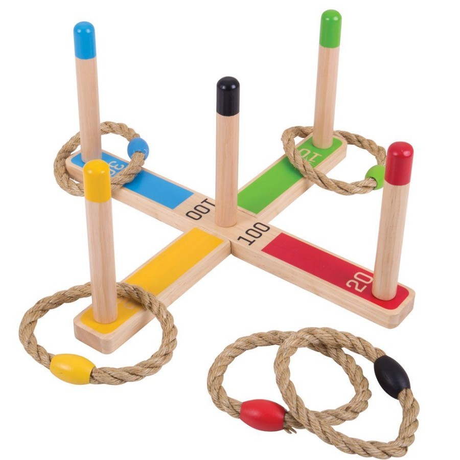 Wooden Toys Little Dreamers | Bigjigs Wooden Quoits