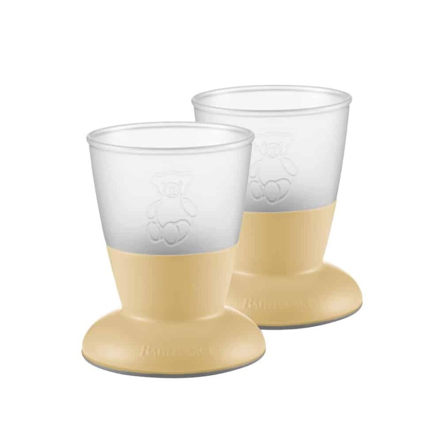 At Home Little Dreamers | Babybjorn Baby Cup - 2 Pack Powder Yellow