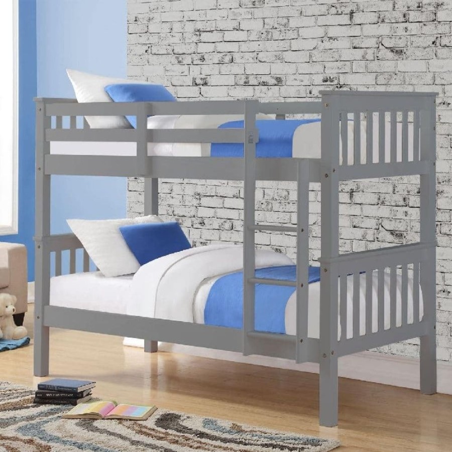 Kids Rooms Little Dreamers | Casper Bunk Bed Grey