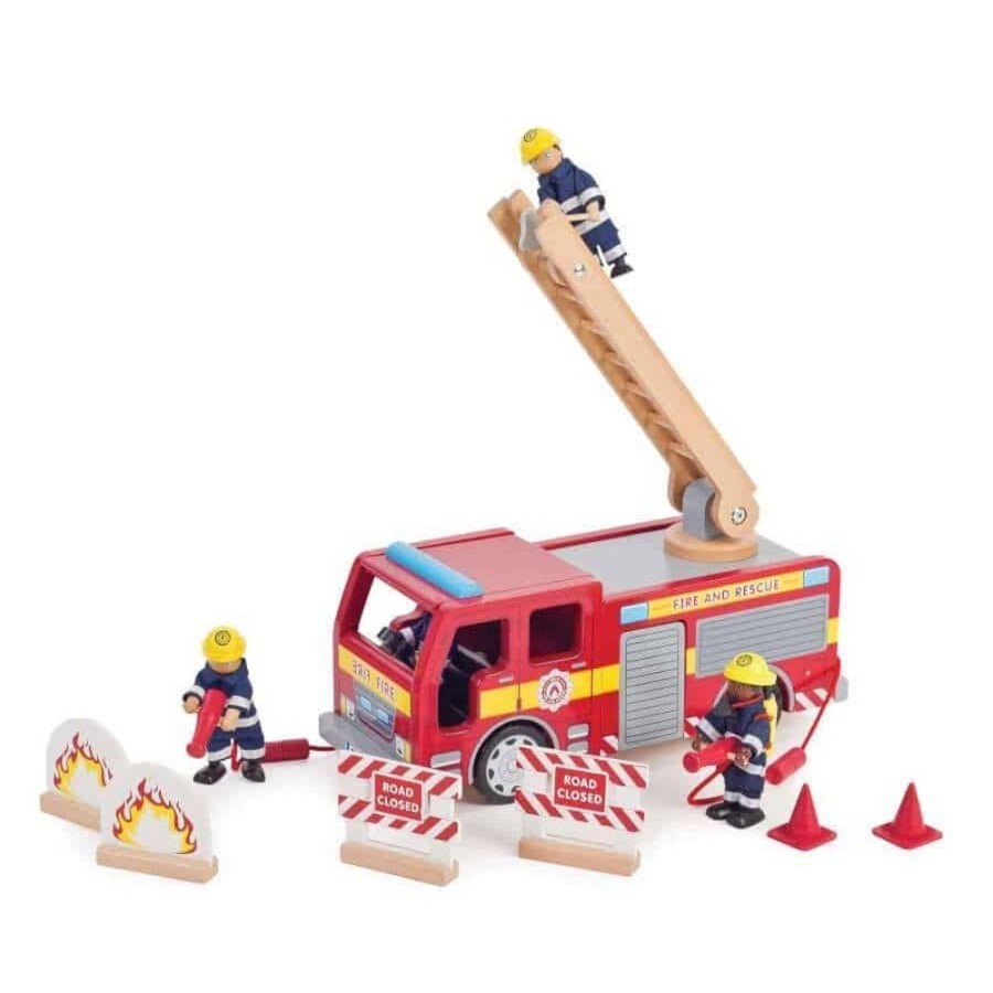 Wooden Toys Little Dreamers | Tidlo Fire Engine