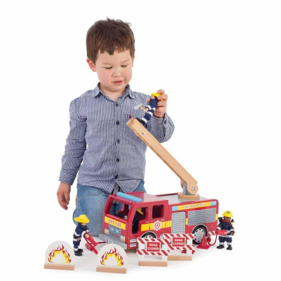 Wooden Toys Little Dreamers | Tidlo Fire Engine