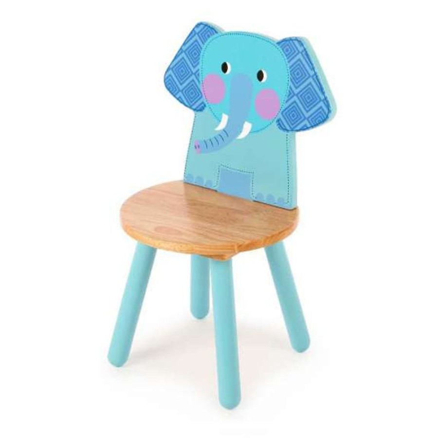 Accessories Little Dreamers | Tidlo Jungle Animal Chair Elephant