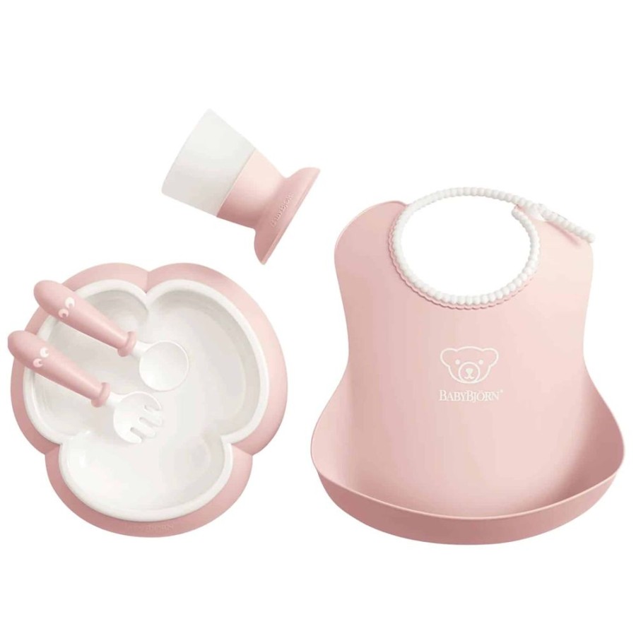 At Home Little Dreamers | Babybjorn Baby Dinner Set - Powder Pink