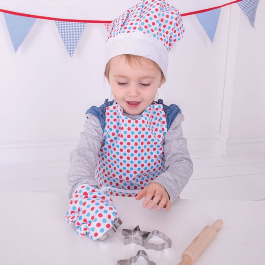 Wooden Toys Little Dreamers | Bigjigs Spotted Chefs Set