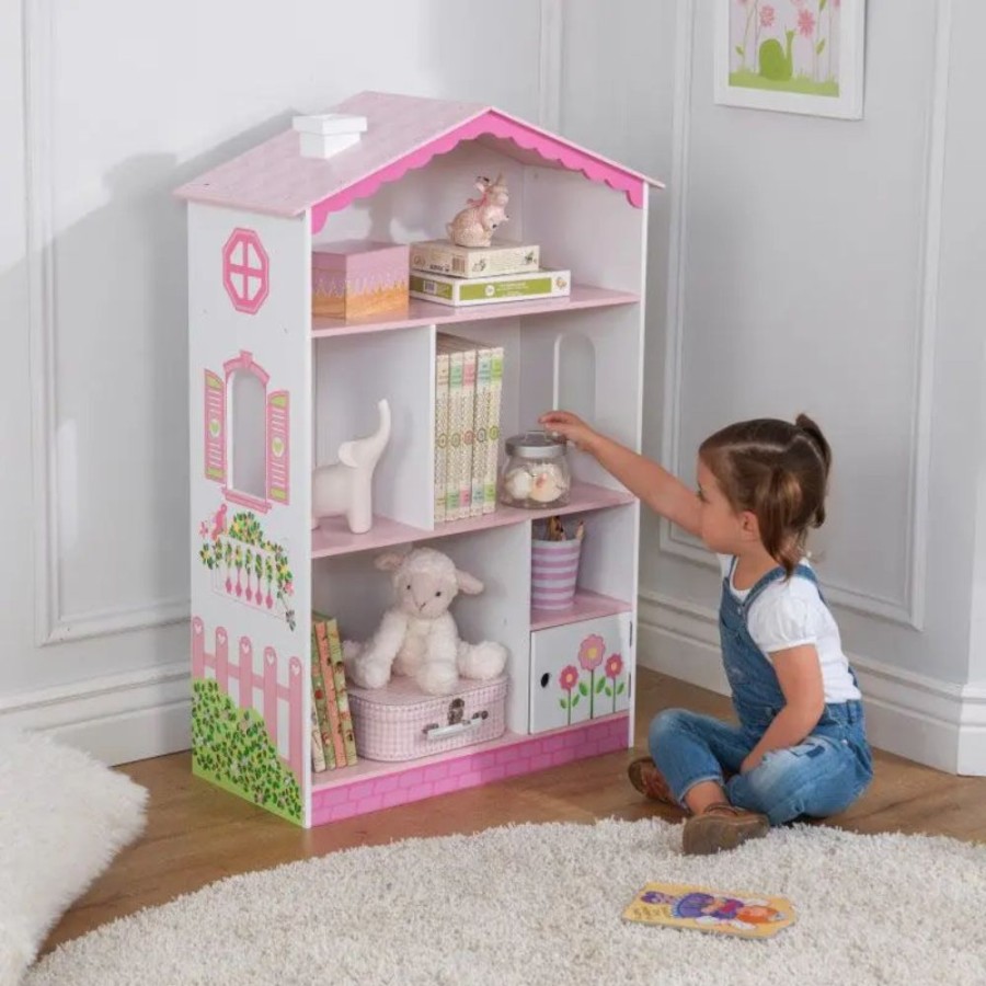 Wooden Toys Little Dreamers | Kidkraft Dollhouse Cottage Bookcase