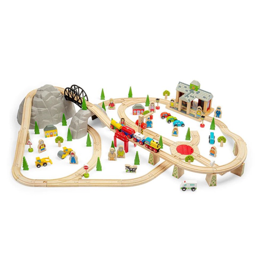 Wooden Toys Little Dreamers | Bigjigs Mountain Train Set