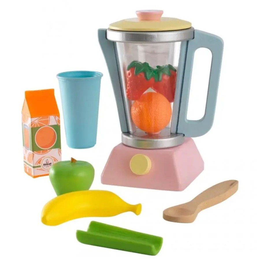 Wooden Toys Little Dreamers | Kidkraft Pastel Smoothie Set