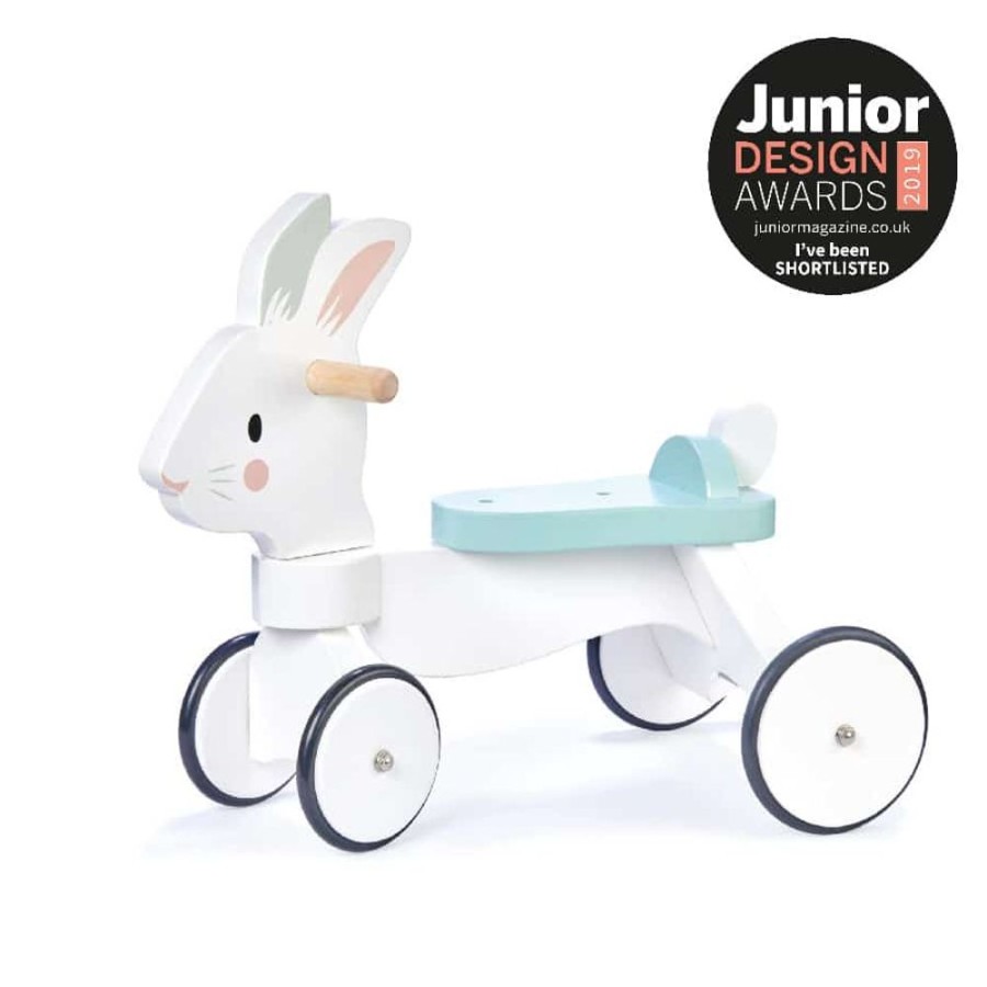 Wooden Toys Little Dreamers | Tenderleaf Running Rabbit Ride On