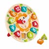 Wooden Toys Little Dreamers | Hape Chunky Clock Puzzle