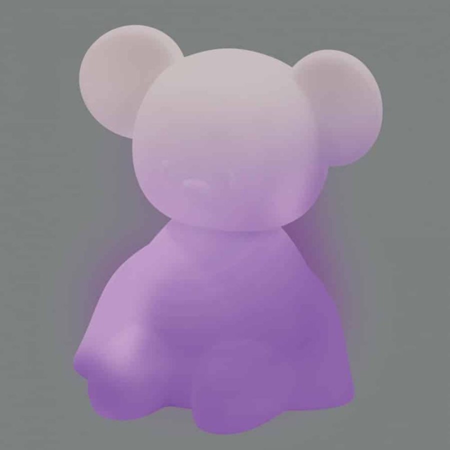 Accessories Little Dreamers | Nattou Lapidou Colour Changing Night Light Mouse