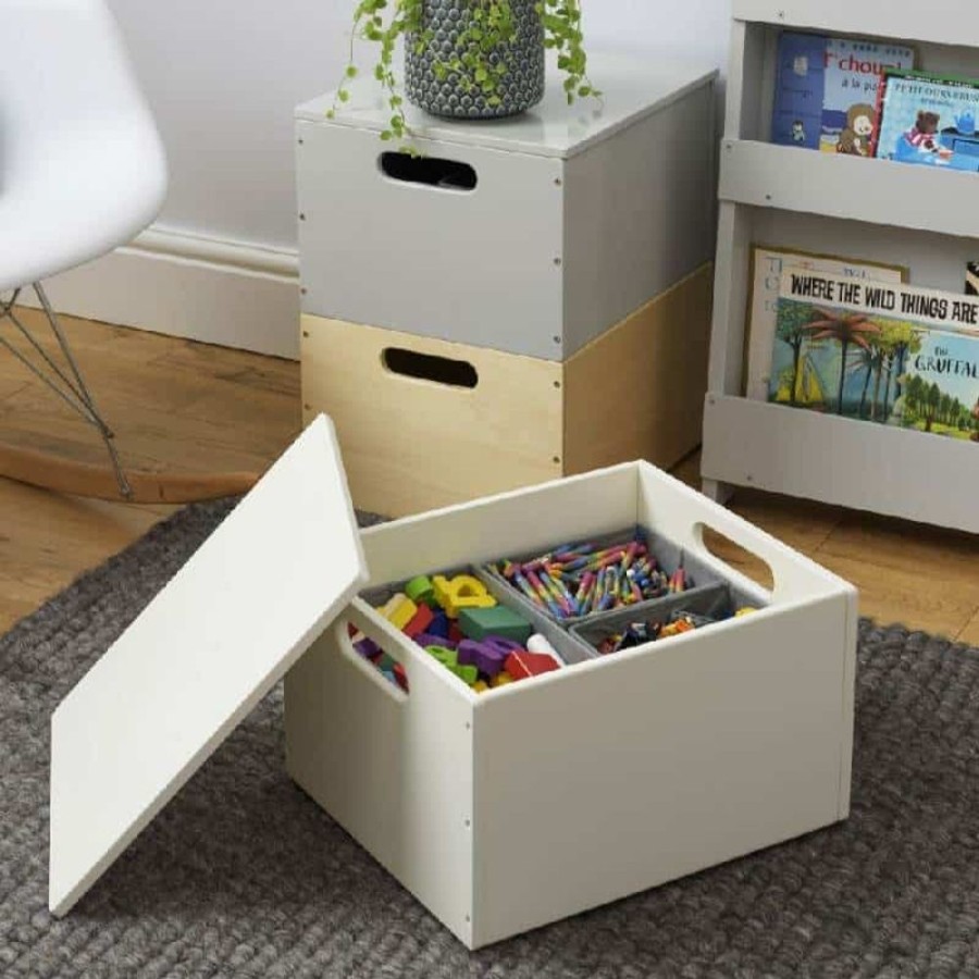 Wooden Toys Little Dreamers | Tidy Books Sorting Box - Soft White