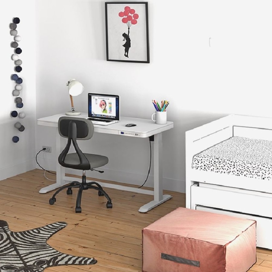 Kids Rooms Little Dreamers | Lifetime Rise Electrical Adjustable Desk With Drawer