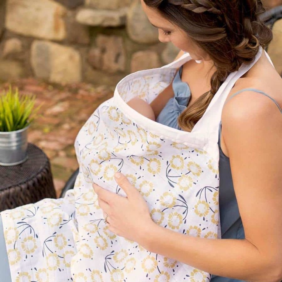 Out & About Little Dreamers | Bebe Au Lait Nursing Cover - Sorrento Premium Muslin