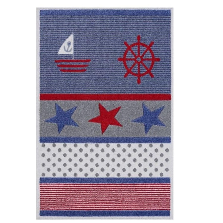 Accessories Little Dreamers | On The High Seas Kids Rug - Blue 160 X 230 Cm