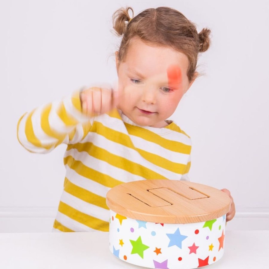 Wooden Toys Little Dreamers | Bigjigs Wooden Drum