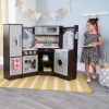 Wooden Toys Little Dreamers | Kidkraft Ultimate Corner Kitchen With Lights & Sounds Espresso