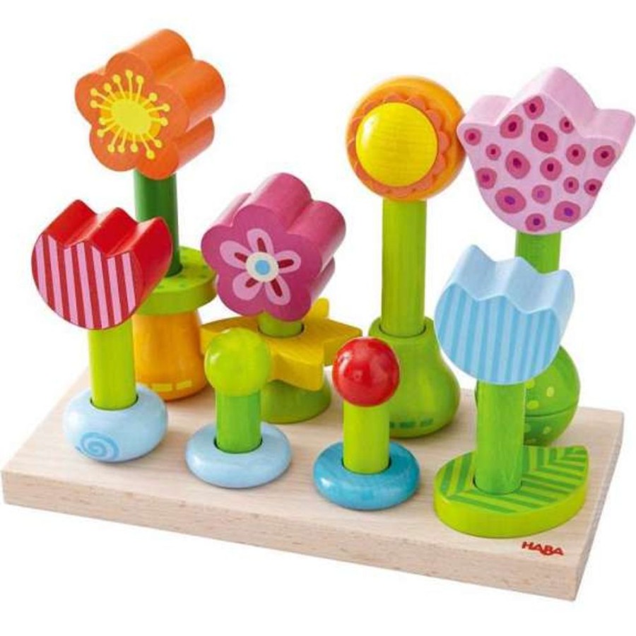 Wooden Toys Little Dreamers | Haba Floral Garden Pegging Game