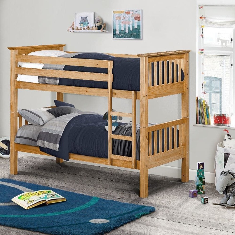 Kids Rooms Little Dreamers | Barcelona Bunk Bed Natural