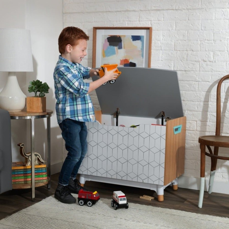 Accessories Little Dreamers | Kidkraft Mid Century Toy Box