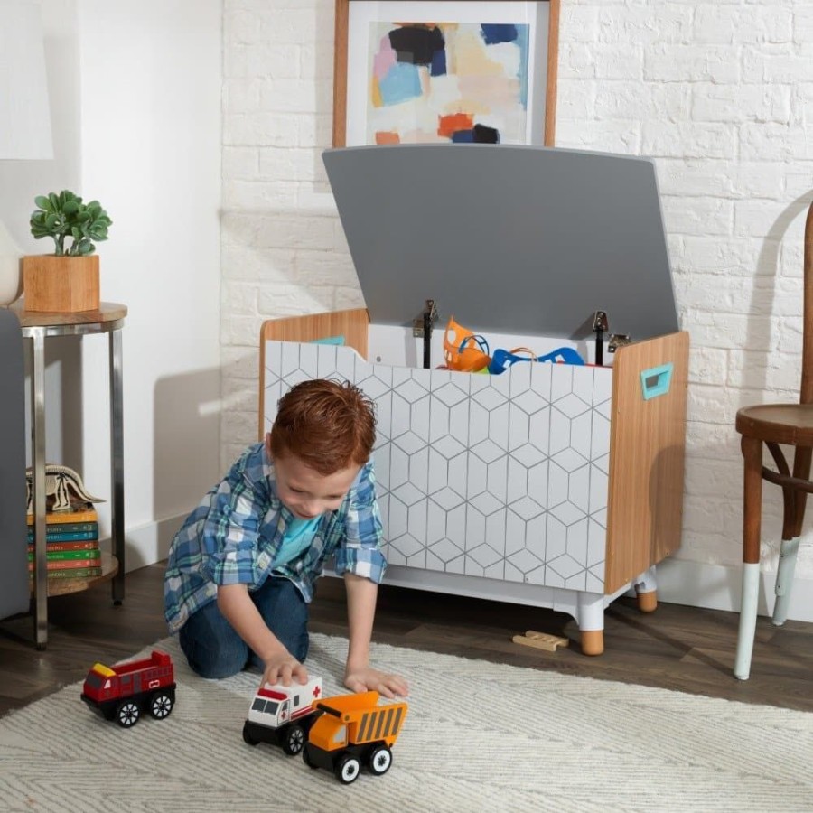 Accessories Little Dreamers | Kidkraft Mid Century Toy Box