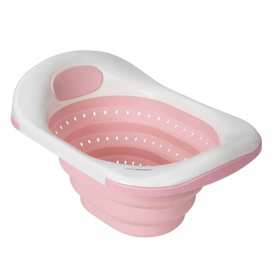 At Home Little Dreamers | Clevamama Clevabath Adjustable Sink Bath - Pink