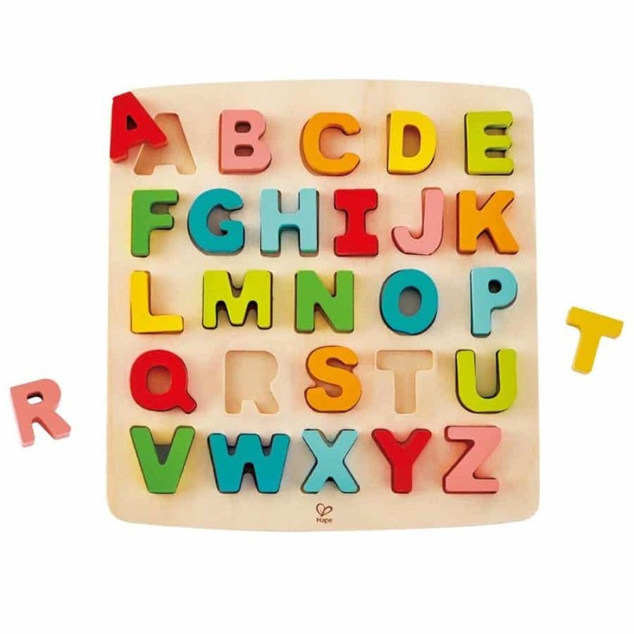 Wooden Toys Little Dreamers | Hape Chunky Alphabet Puzzle - Uppercase