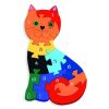 Wooden Toys Little Dreamers | Alphabet Jigsaw Number Cat Jigsaw