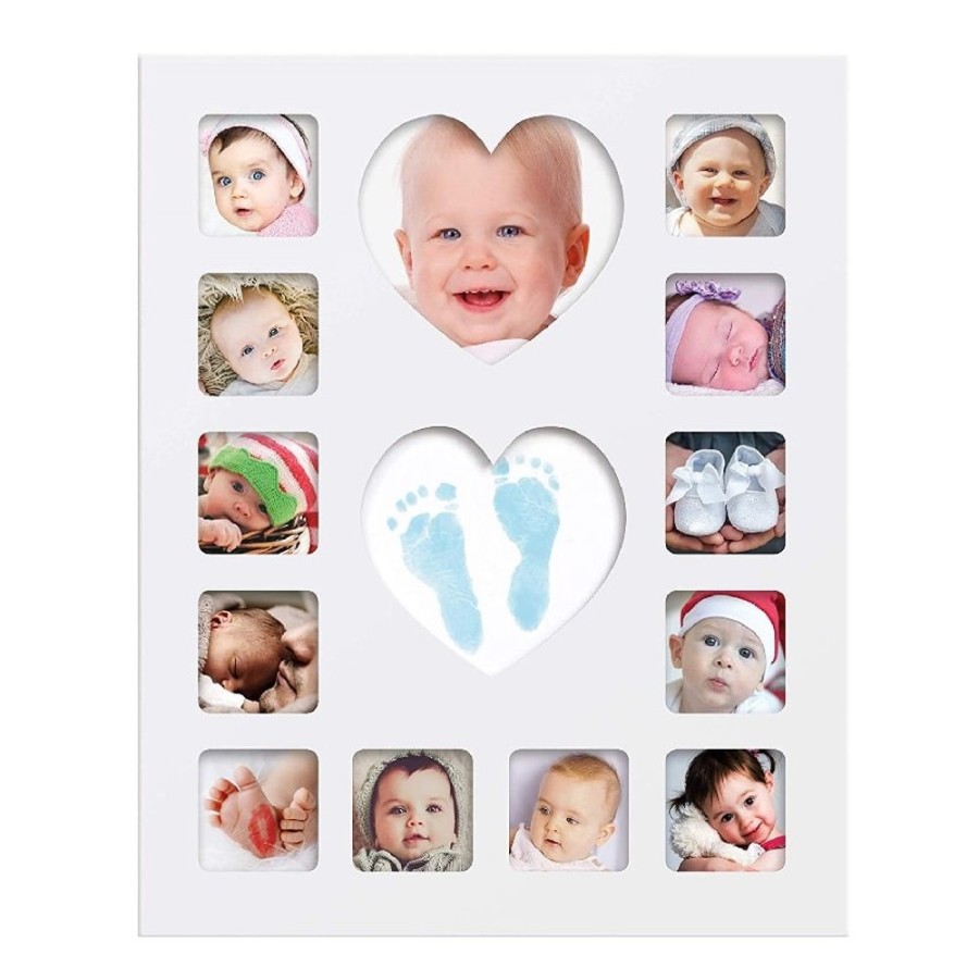 Gifts Little Dreamers | Happy Hands Baby Inkless First Year Frame Kit