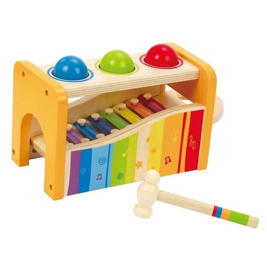 Wooden Toys Little Dreamers | Hape Early Melodies Pound And Tap Bench