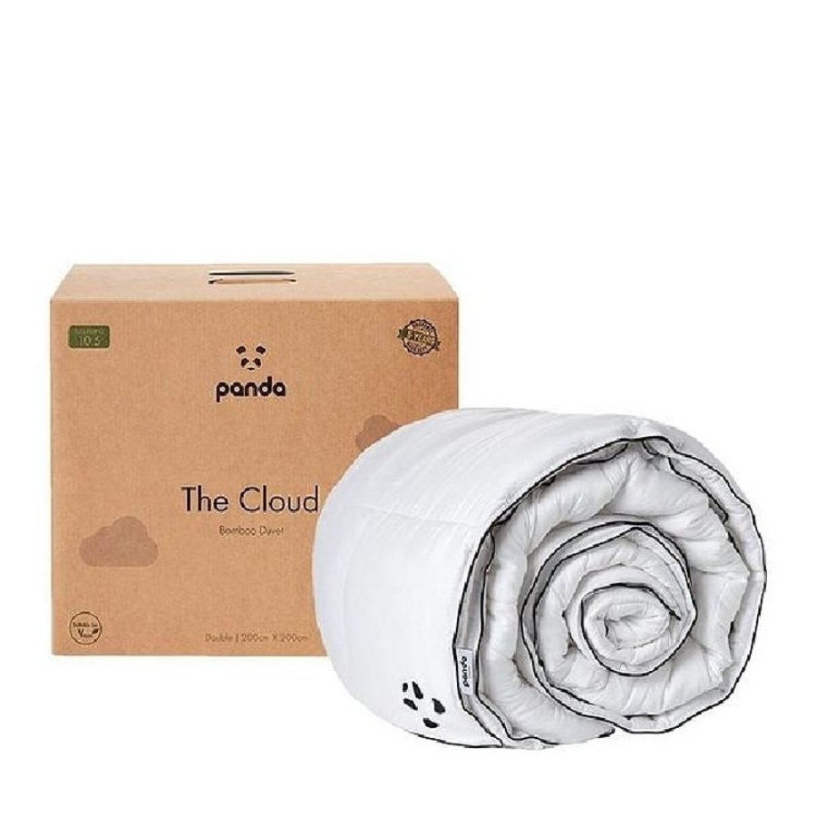 Accessories Little Dreamers | Panda Cloud Toddler Bamboo Duvet 120 X 150Cm