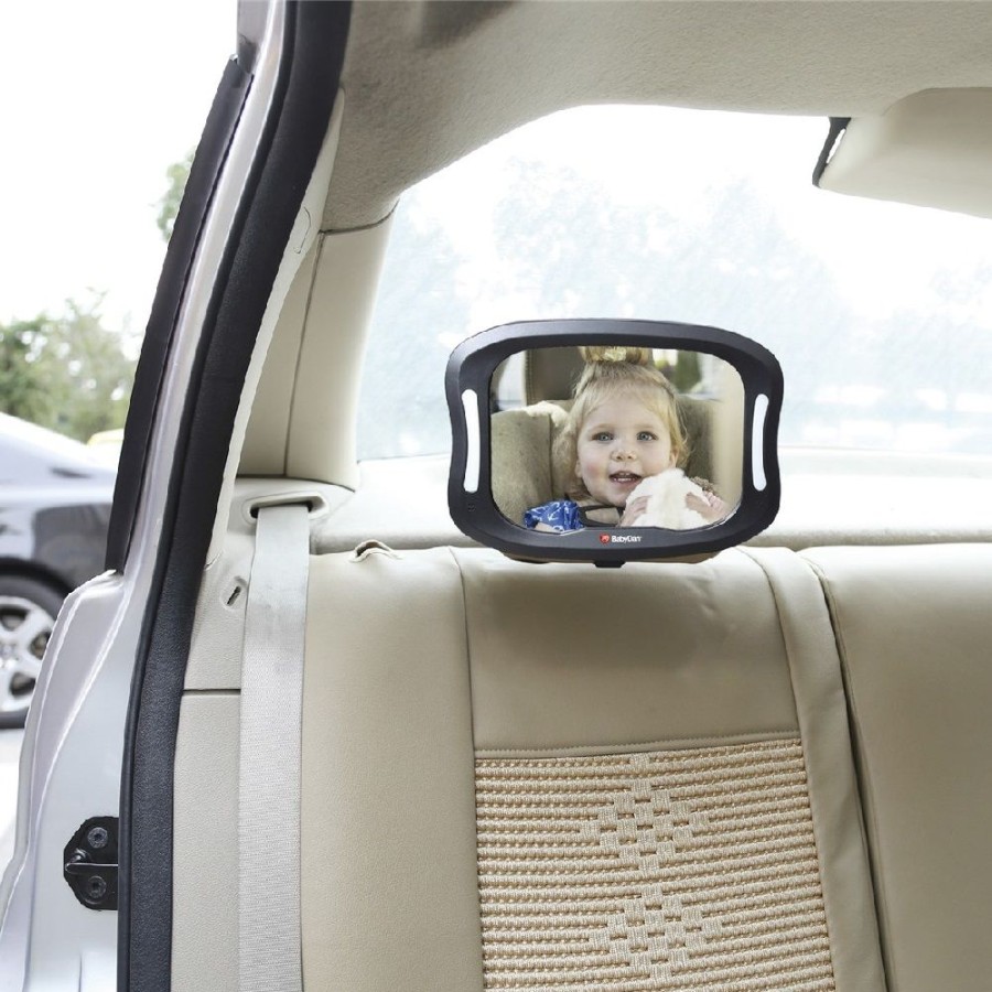 Out & About Little Dreamers | Babydan Car Seat Mirror With Led Light