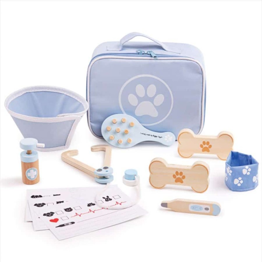 Wooden Toys Little Dreamers | Bigjigs Veterinary Set