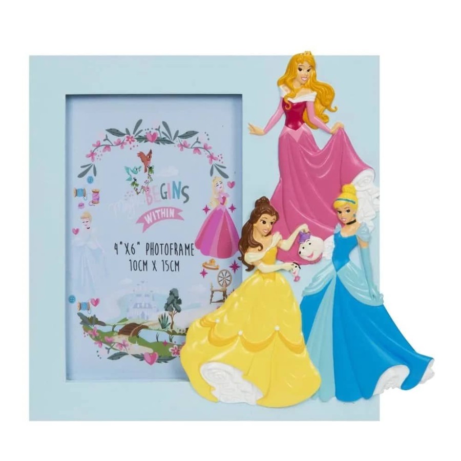 Gifts Little Dreamers | Disney Princess Rectangle Blue Frame