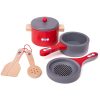 Wooden Toys Little Dreamers | Bigjigs Cooking Pans