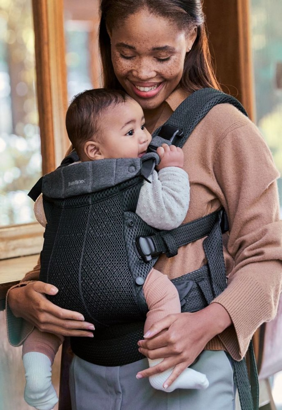 Out & About Little Dreamers | Babybjorn Baby Carrier Harmony 3D Mesh - Black