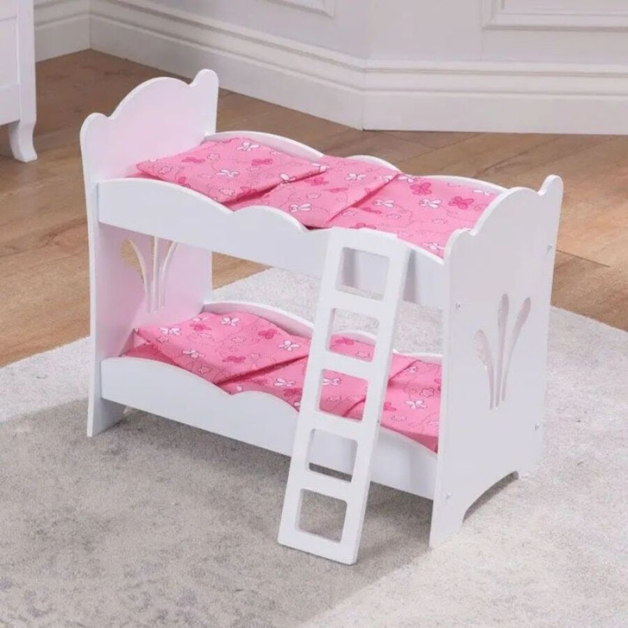 Wooden Toys Little Dreamers | Kidkraft Lil Doll Bunk Bed