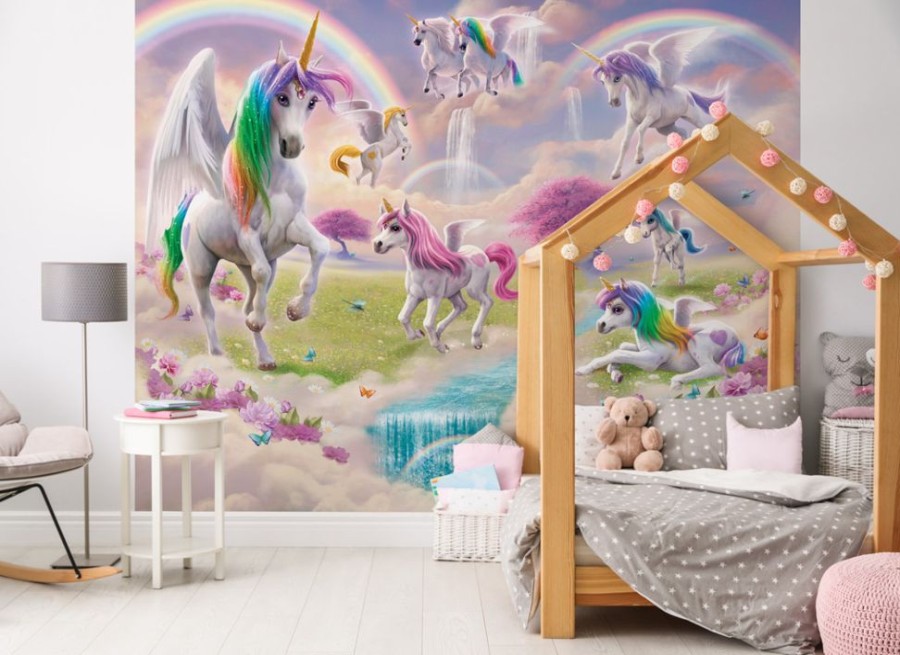 Accessories Little Dreamers | Walltastic Magical Unicorn Wall Mural