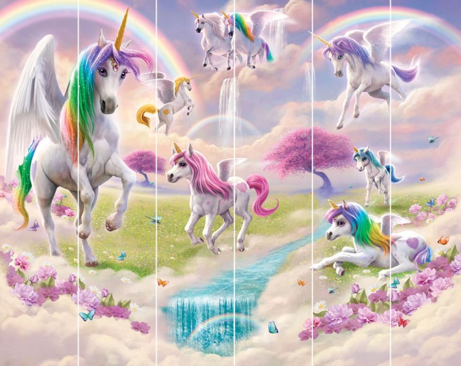 Accessories Little Dreamers | Walltastic Magical Unicorn Wall Mural