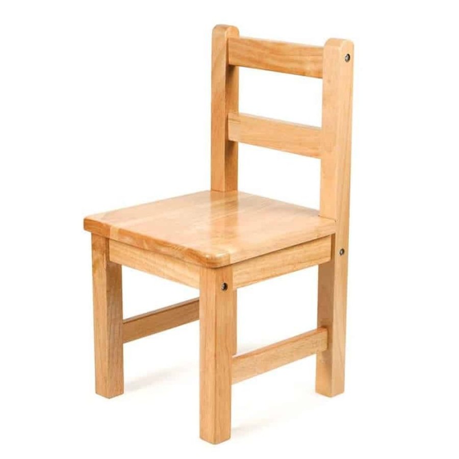 Accessories Little Dreamers | Bigjigs Natural Wood Chair