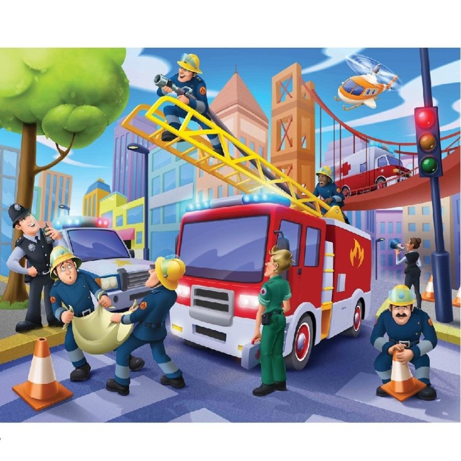 Accessories Little Dreamers | Walltastic Emergency Services Wall Mural