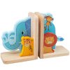 Wooden Toys Little Dreamers | Bigjigs Jungle Animals Bookends