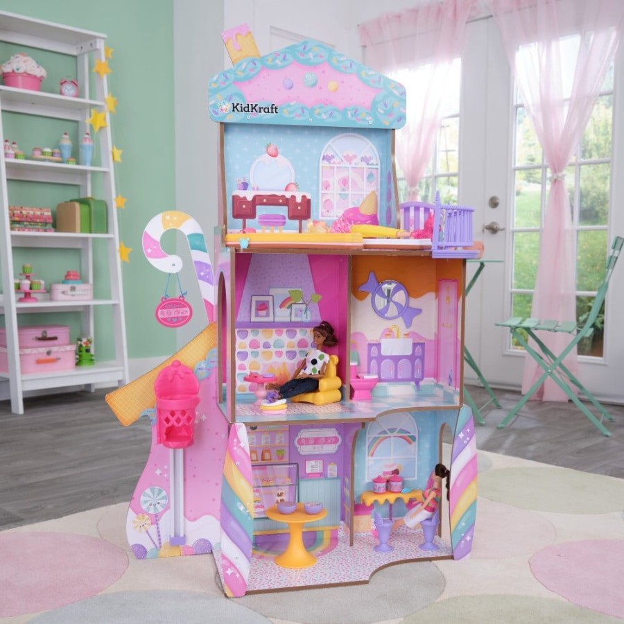 Wooden Toys Little Dreamers | Kidkraft Candy Castle Doll House