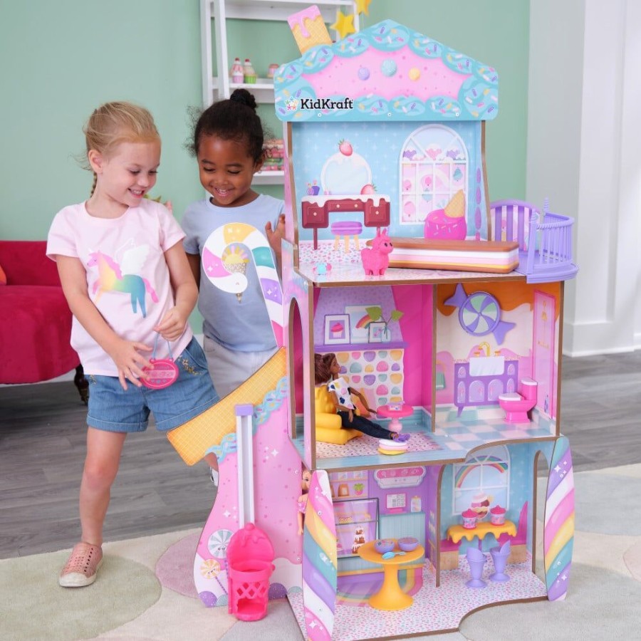 Wooden Toys Little Dreamers | Kidkraft Candy Castle Doll House