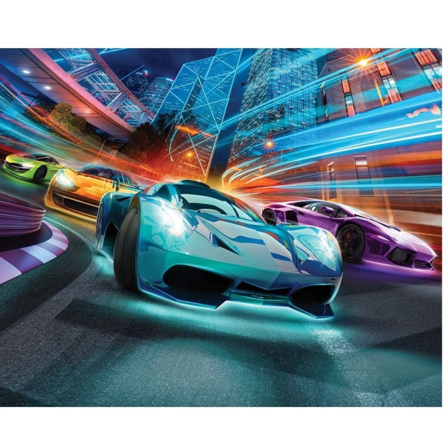 Accessories Little Dreamers | Walltastic Supercar Racers Wall Mural