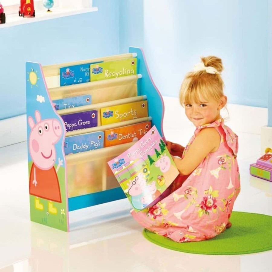 Accessories Little Dreamers | Peppa Pig Book Sling Bookcase