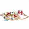 Wooden Toys Little Dreamers | Bigjigs Road & Rail Train Set