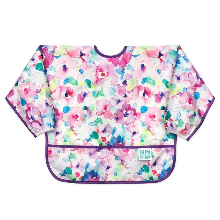 At Home Little Dreamers | Bumpkins Sleeved Bib Watercolour