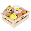 Wooden Toys Little Dreamers | Tidlo Eggs & Dairy Set